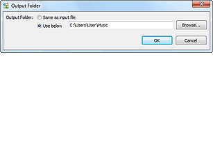 Optional Output Directory